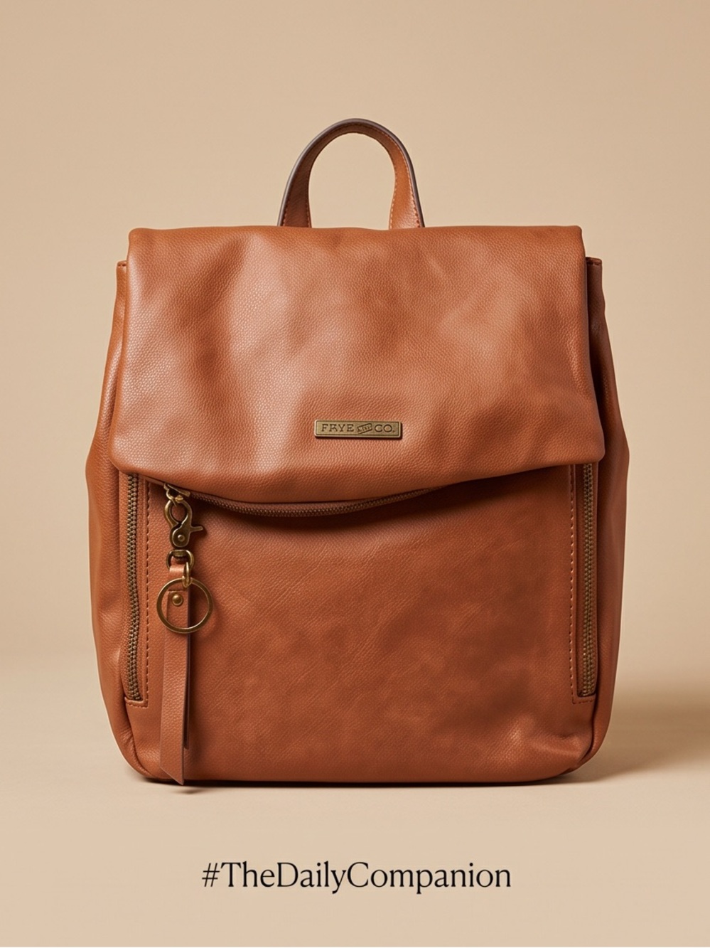 Leather Backpack - Brown